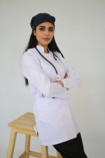 روپوش سفید ترگال زنانه - pooshina.com