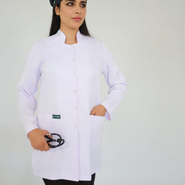 روپوش سفید ترگال زنانه - pooshina.com